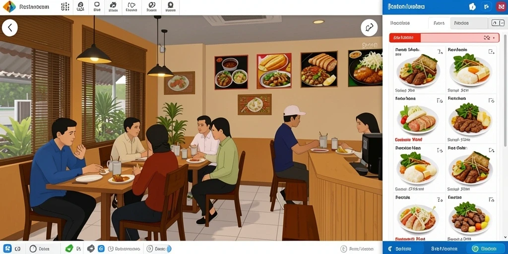 Tampilan antarmuka yang menarik dan mudah dinavigasi.