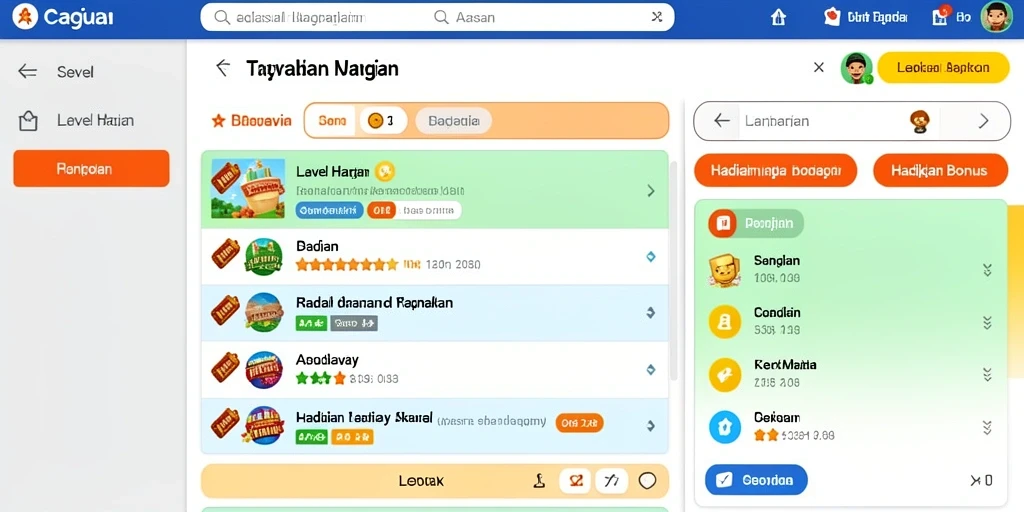 Tampilan antarmuka yang menarik dan user-friendly.
