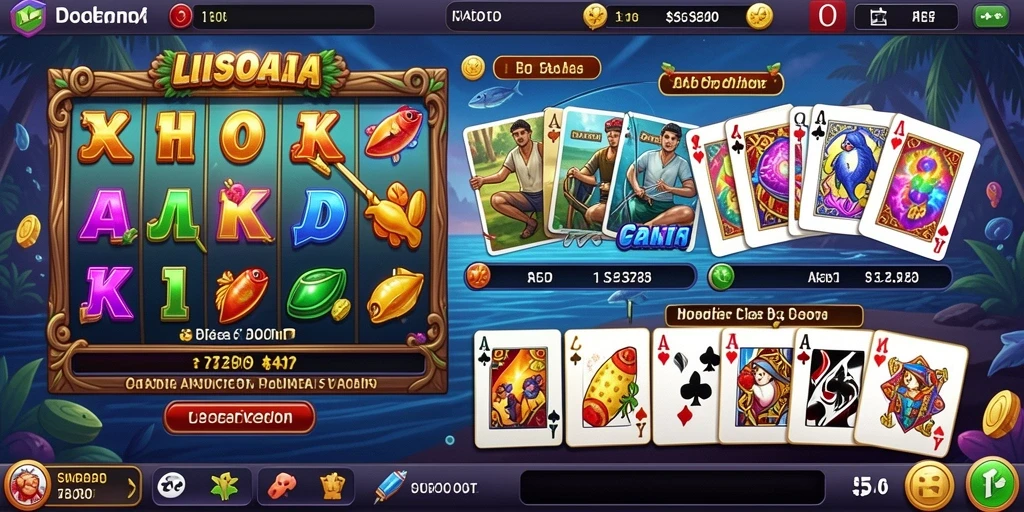 Screenshot aplikasi IDRGAME: Tampilan menu utama yang menarik.