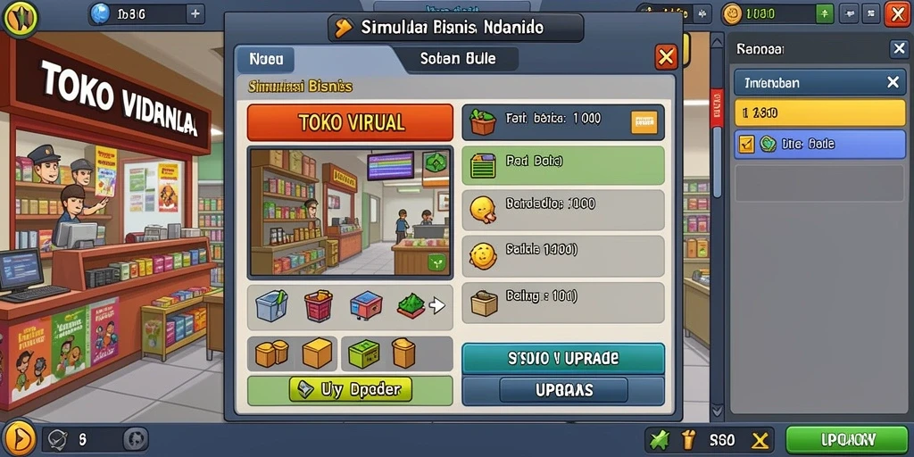 Tampilan antarmuka yang menarik dan user-friendly.