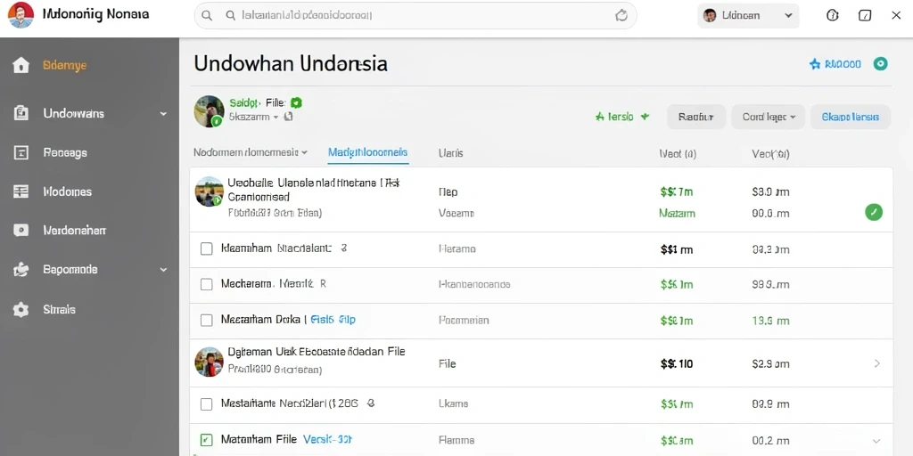 Tampilan awal yang menarik dan mudah digunakan.