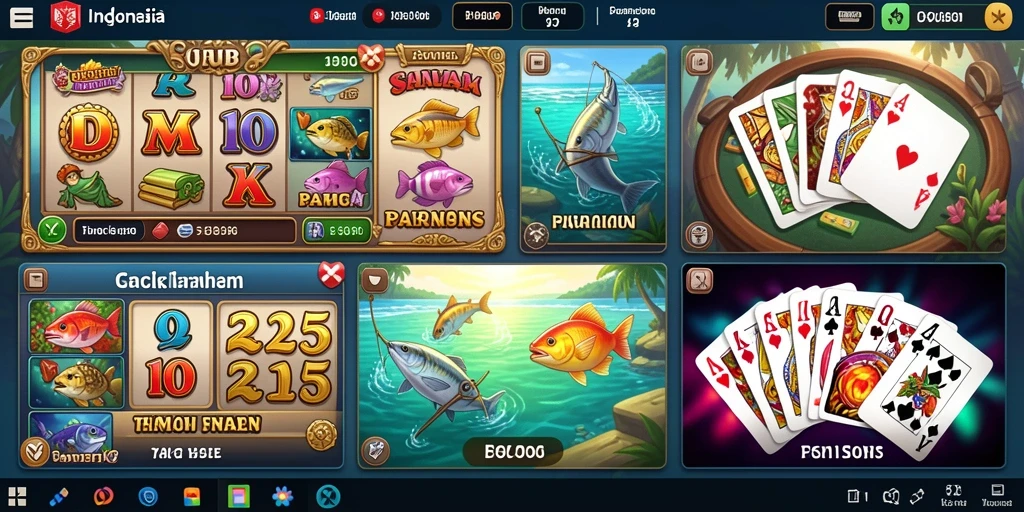 Antarmuka utama SPINLUCKY yang menarik.